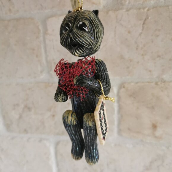 Toto Ornament Whimsical Wizard of Oz Ashton Drake Galleries Black Dog - Picture 1 of 9